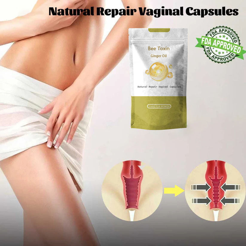 Herbal Ginger Body Care Capsules | Deep Moisturizing & Soothing Formula for Radiant, Healthy Skin (50g)
