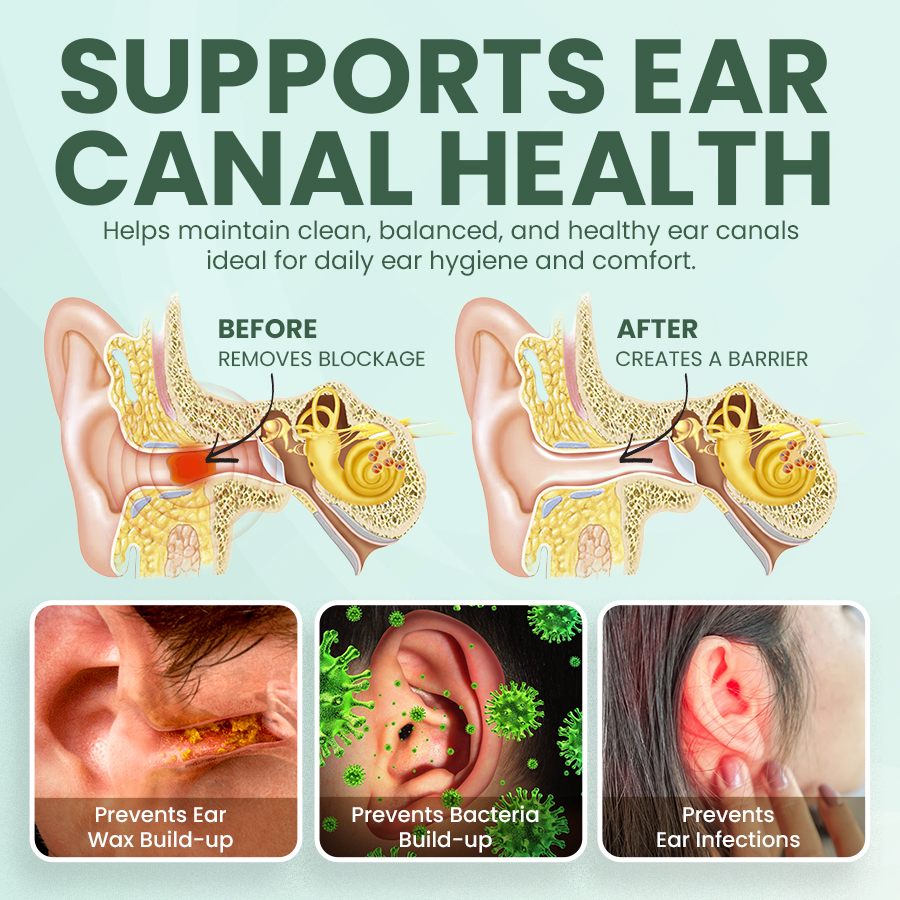 NESELMY™ Daily Ear Refresh Drops | Natural Botanical Formula | Relieves Itchiness, Cleanses & Hydrates Ears (20ml)